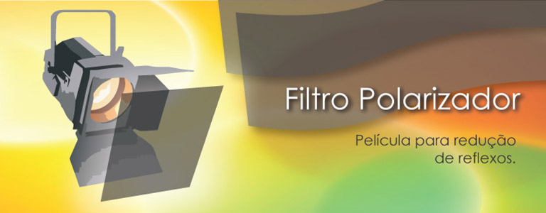 Filtro Polarizador - pelcula para reduo de reflexos